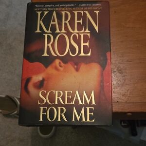 'Scream for Me' Book - Black and Red Cover